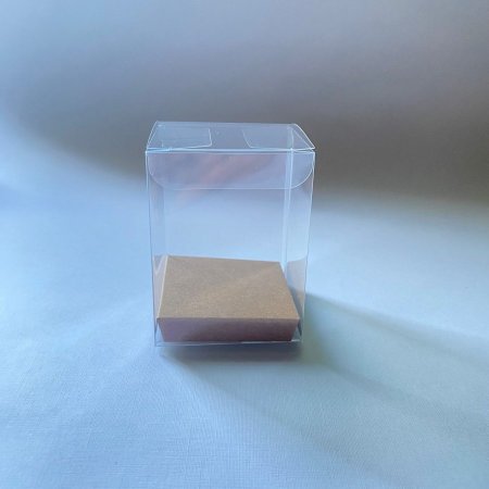 علب pvc 6.6.8cm بني