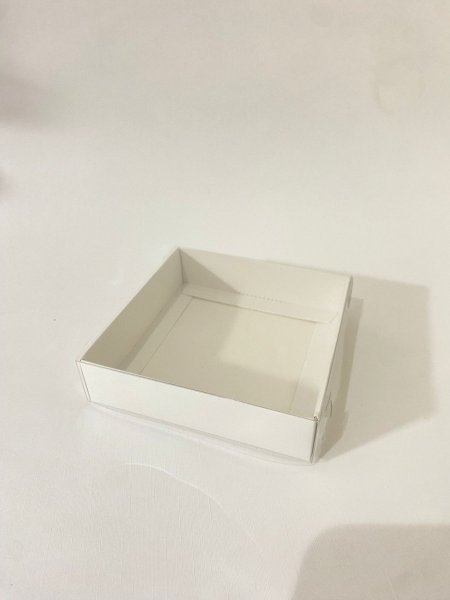 علب 14.14.3 قاعدة أبيض وجه شفاف