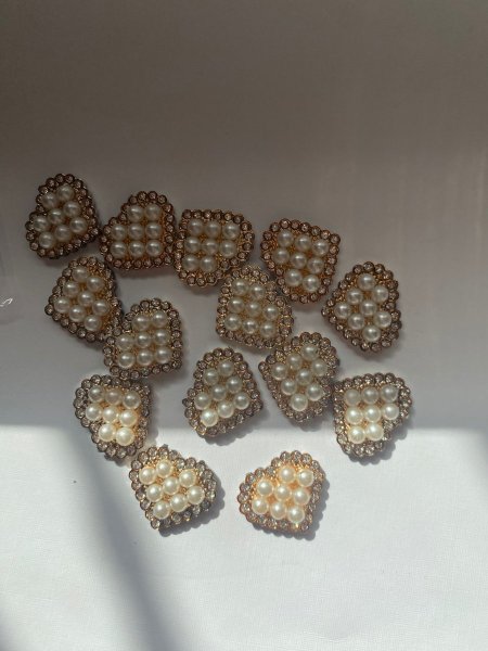 30 قطعة شكل قلب