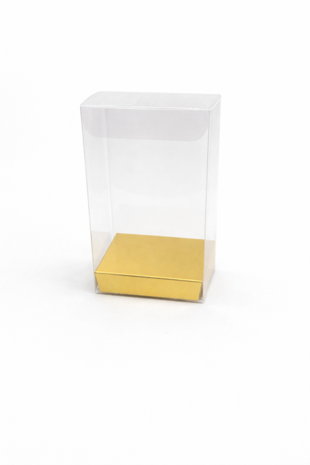 علب pvc 6.6.8 cm ذهبي
