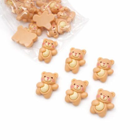 30 قطعة شكل دب لون بيج1