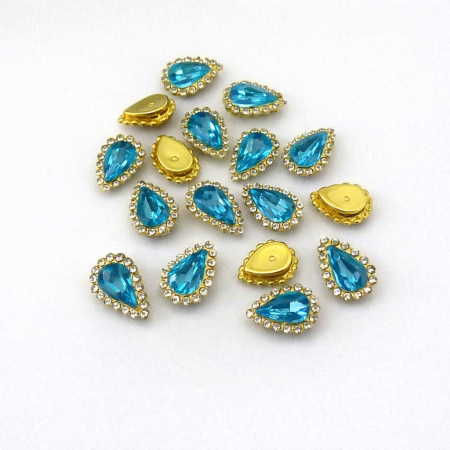 50قطعة ألماسية لون ازرق فاتح