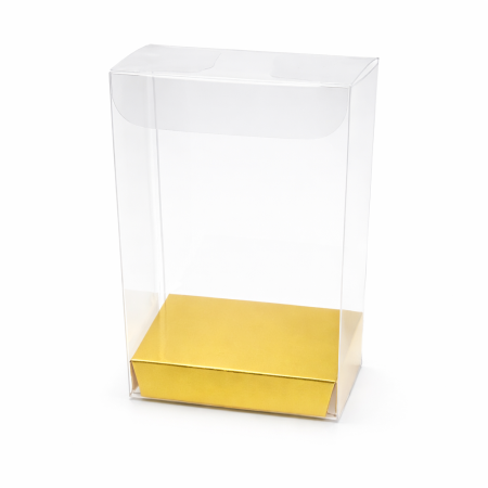 علب pvc 7.7.12cm ذهبي