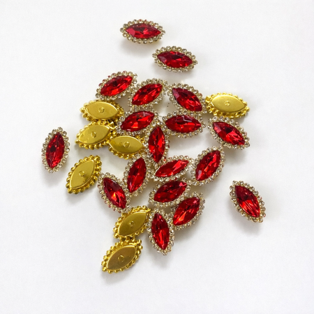 50كرستالة لون أحمر