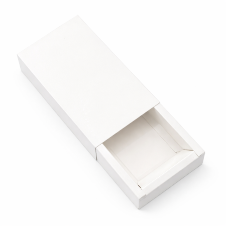 علبه غطاء سحب لون ابيض10قطع