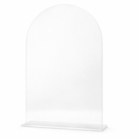 ستاند أكريلك شفاف مع قاعدة