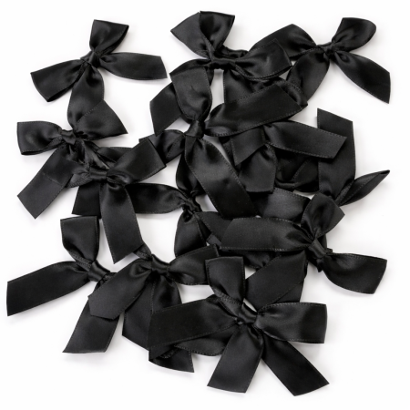 100ببيونة لون أسود مقاس1.5cm