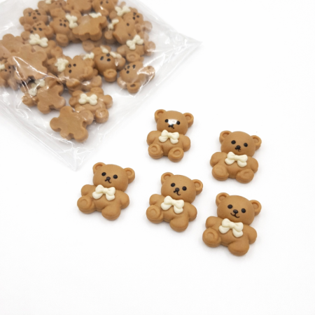 30 قطعة شكل دب لون بني1