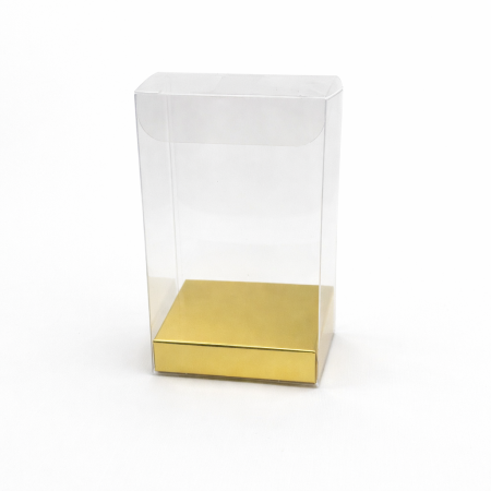 علب pvc 5.5.8cm ذهبي