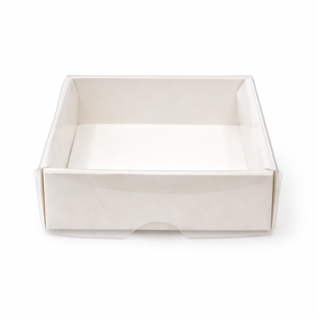 10علب7.7.3-قاعدة أبيض-غطاء شفاف