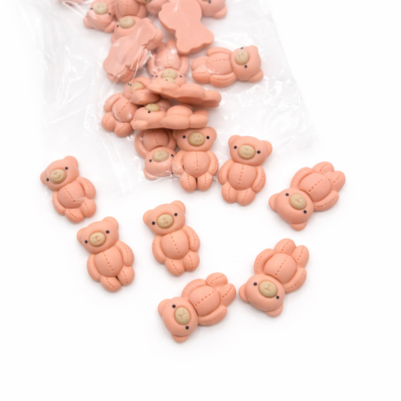 30شكل دب لون زهري