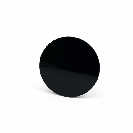 أكريلك دائري لون أسود -12قطعة