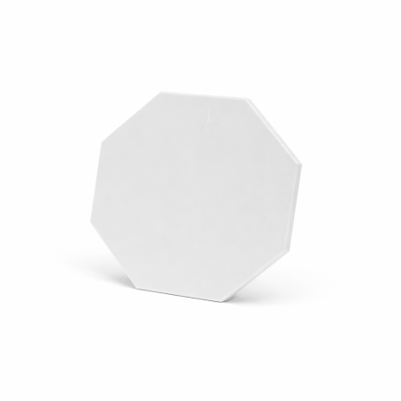 أكريلك أبيض شكل ثماني-12قطعة