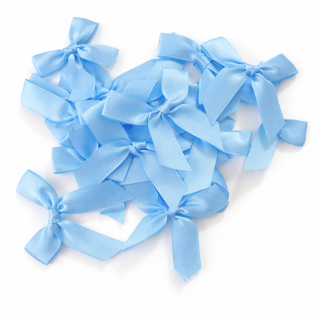 100ببيونة لون أزرق مقاس1.5cm