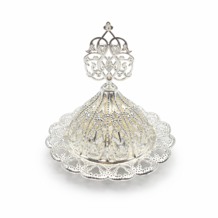 مبخرة معدن لون فضي