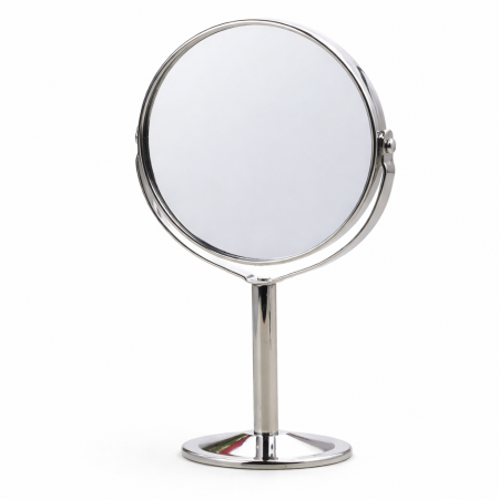 مراي معدن قلاب دائري لون فضي <br> <span class='text-color-warm'>سيتوفر قريباً</span>