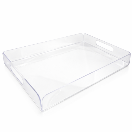 صينية اكريليك شفاف