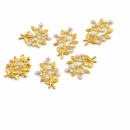 10قطع بروش شكل غصن a1