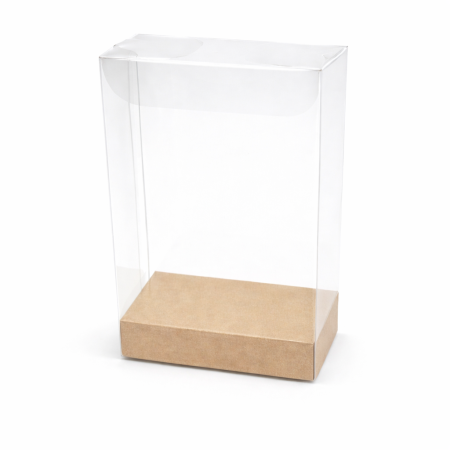 علب pvc 6.6.8cm بني