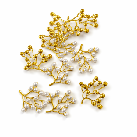 10قطع بروش شكل غصن b1