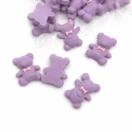 30قطعة شكل دب لون بنفسجي