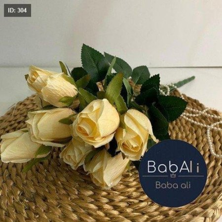 ضمة ورد جوري لون بيج 15 ضمه