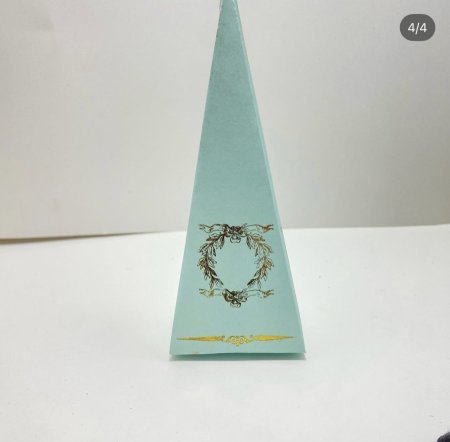 مثلث هرم لون ازرق 12 قطعه