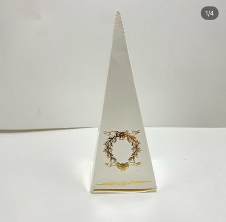 مثلث هرم لون ابيض 12 قطعه