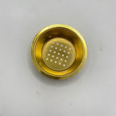 مصفاي مبخرة لون ذهبي مقاس7cm