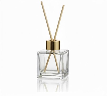 زجاجة معطر جو- مع غطاء لون ذهبي