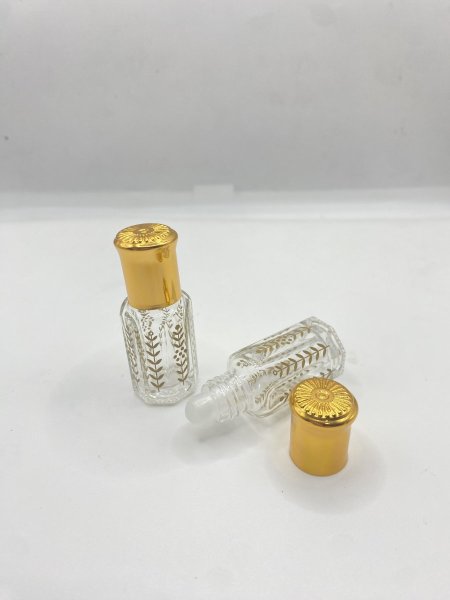 عبوة زجاج للمسك 12 قطعه