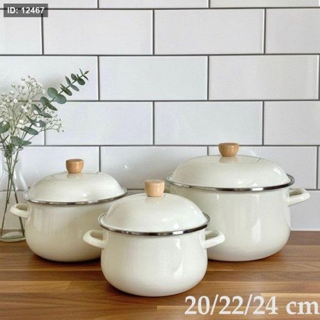 طقم/3 طناجر بيج زينكو 20/22/24